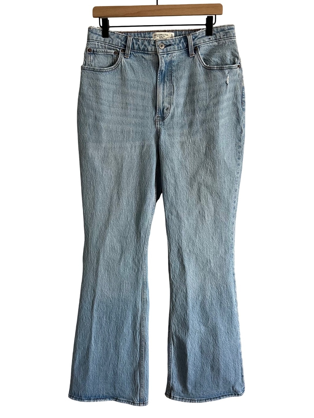Abercrombie & Fitch The Vintage Flare High Rise Jeans Curve Love 12 31 Long